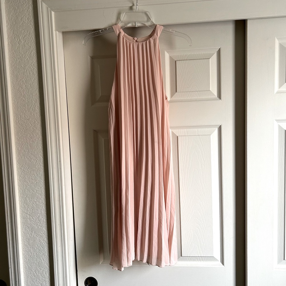 H&M Pleated Mini Shift Dress